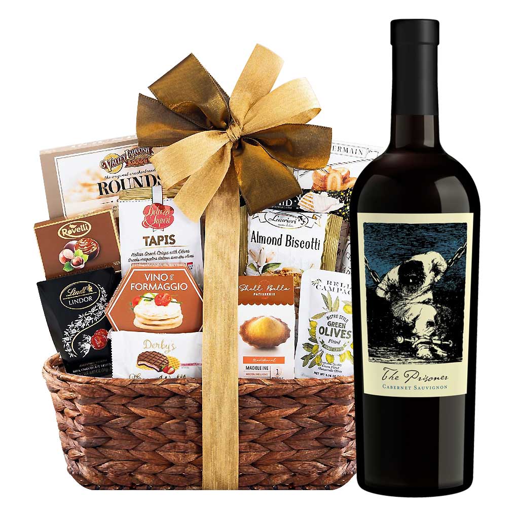 The Prisoner Cabernet Sauvignon Red Wine Gift Basket